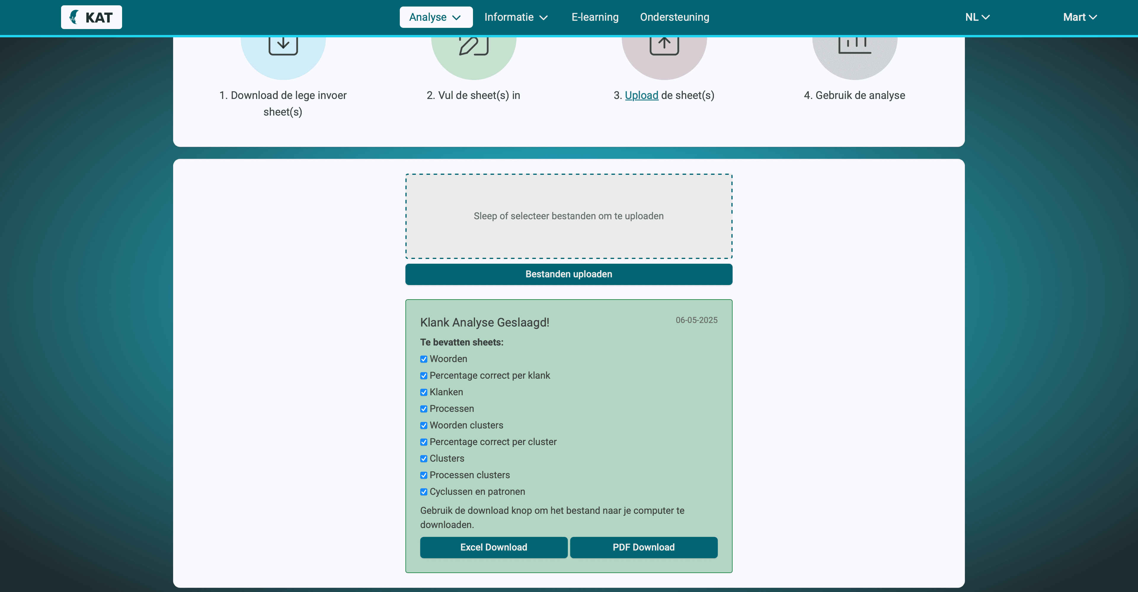 Analyse Geslaagd